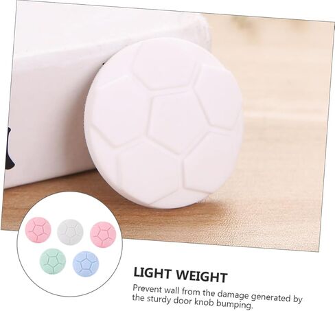 5Pcs Anti-Collision Sticker Pads for Washing Machines Door Bumpers Furniture Crash Cushions Strong Adhesive Protective Pads in Random Colors for Home Decor in Saudi Arabia