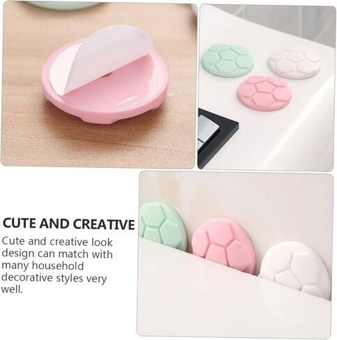 5Pcs Anti-Collision Sticker Pads for Washing Machines Door Bumpers Furniture Crash Cushions Strong Adhesive Protective Pads in Random Colors for Home Decor in Saudi Arabia