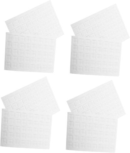 Vaguelly 80pcs Clear Adhesive Bumper Pads Sound Dampening Gasket for Cabinets Doors Tops Prevents Scratches Noise Multi Use Household Stopper Gasket in Saudi Arabia