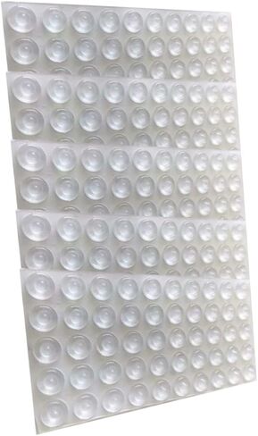 200pcs Self-Adhesive Door Knob Bumpers Door Soundproofing Bumper Guard Shock Absorber Non Slip Pads for Furniture in Saudi Arabia