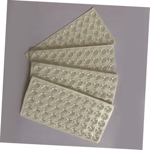 200pcs Self-Adhesive Door Knob Bumpers Door Soundproofing Bumper Guard Shock Absorber Non Slip Pads for Furniture in Saudi Arabia