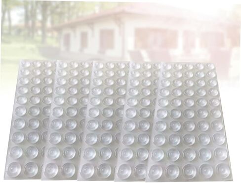 200pcs Self-Adhesive Door Knob Bumpers Door Soundproofing Bumper Guard Shock Absorber Non Slip Pads for Furniture in Saudi Arabia
