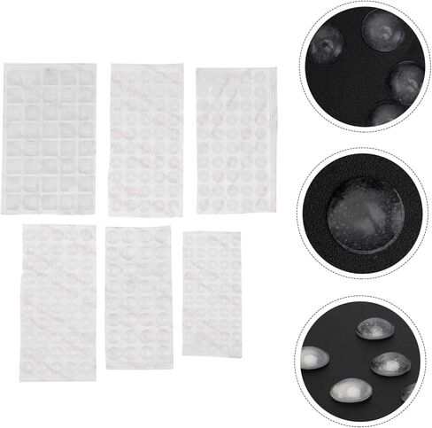 STOBOK 272pcs Self-Adhesive Rubber Bumper Pads for Noise Dampening Feet Bumpers for Cabinets Doors and Furniture in Saudi Arabia