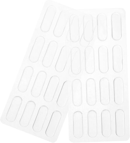 TEHAUX Anti-Collision Strip for Cabinet Doors Drawers 2pcs Silicone Bumper Pads Rubber Drawer Bumpers Wall Protector for Home Use in Saudi Arabia