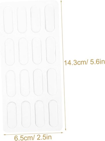 TEHAUX Anti-Collision Strip for Cabinet Doors Drawers 2pcs Silicone Bumper Pads Rubber Drawer Bumpers Wall Protector for Home Use in Saudi Arabia