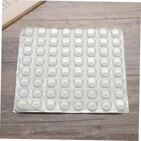 12x4mm Self-Adhesive Door Knob Bumpers Door Stoppers for Cabinets Furniture and Wall Protection 192 Pieces in Saudi Arabia