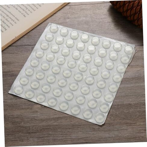 12x4mm Self-Adhesive Door Knob Bumpers Door Stoppers for Cabinets Furniture and Wall Protection 192 Pieces in Saudi Arabia