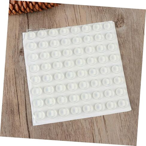 12x4mm Self-Adhesive Door Knob Bumpers Door Stoppers for Cabinets Furniture and Wall Protection 192 Pieces in Saudi Arabia