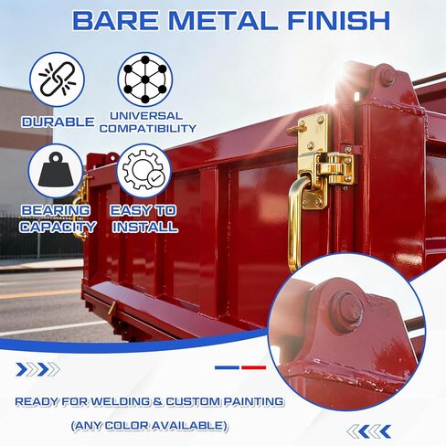 Hicarer 10 Pack Steel Weld on Trailer Hinges Heavy Duty Metal Dump Trailer Trucks Gate Door Hinges Suitable for Tractor Tailgates in Saudi Arabia