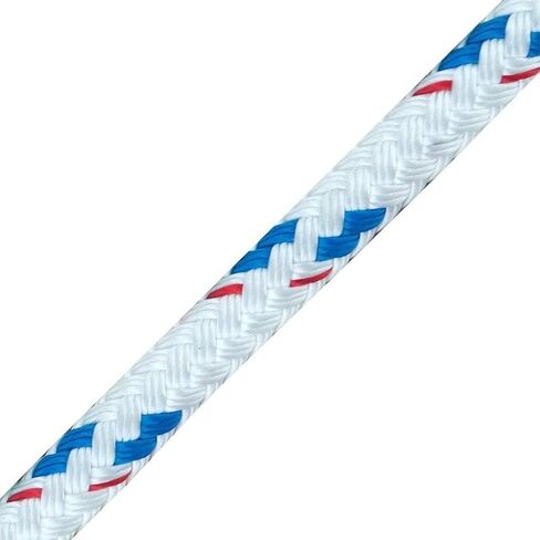 New England Ropes 5/16in (8mm) Sta-Set Blue Fleck 40 Feet Long in Kuwait