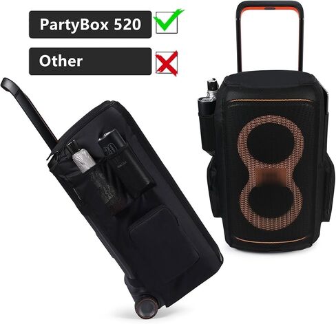 Portable Party Speaker Dust Cover Protective Case Storage Bag Compatible with JBL PartyBox 520 in Kuwait