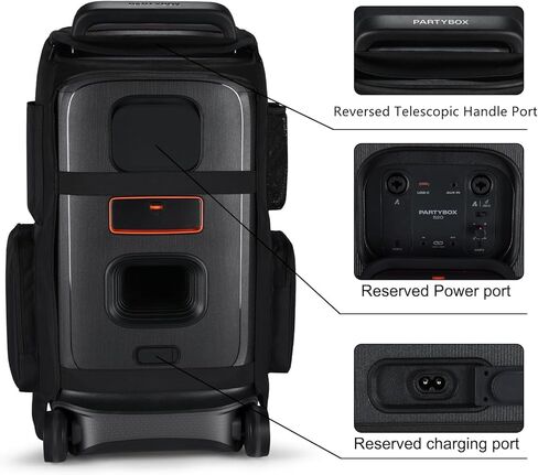Portable Party Speaker Dust Cover Protective Case Storage Bag Compatible with JBL PartyBox 520 in Kuwait