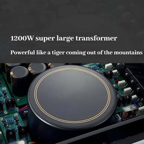 MPA-02 مضخم صوت متكامل من الفئة A/AB - 350 وات + 350 وات مضخم طاقة ستيريو هاي فاي - تصميم ثنائي أحادي متوازن بالكامل مع 24 ترانزستور شبه تشغيل، 1200 وات، مدخلات XLR/RCA ومخرج مضخم الصوت in Kuwait