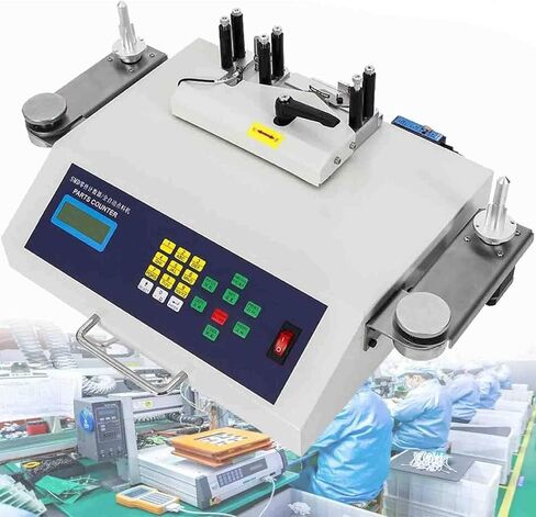 Component Counter, Automatic SMT SMD Parts Component Counter Counting Machine,50w Reel Parts Counter LCD Display with Leak Detection Fit for Any Size of Belt Wheel in Saudi Arabia