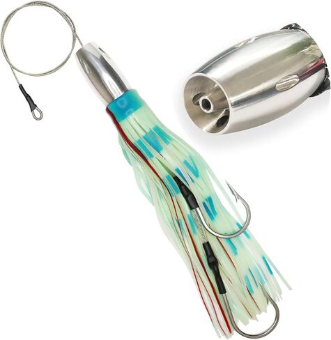 VIKETECH Stainless Heavy Duty Trolling Lure Big Game Tuna Wahoo Marlin 10/0 in Kuwait
