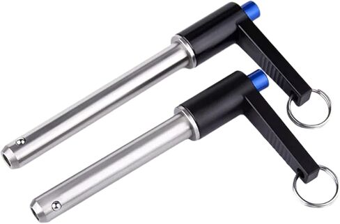Locking Pins,1pc VCN118 Ball Head Fastening Locating Pin, L-Shaped Handle Button Quick Release Pin Accessories, VCN118-6-75mm ( Color : Model - Dia. - Length , Size : VCN118-12-25mm ) in Saudi Arabia