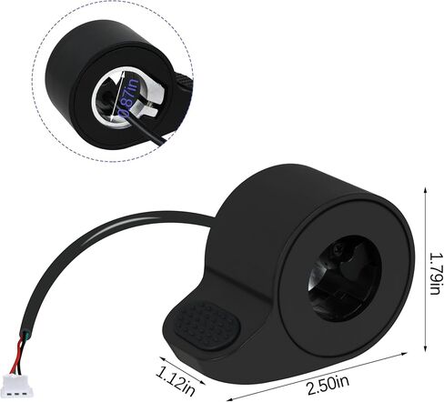 صمام خانق إبهام بديل للسكوتر الكهربائي GOTRAX GXL V2، بديل للتحكم في السرعة لدراجة GOTRAX E-Scooter in Kuwait