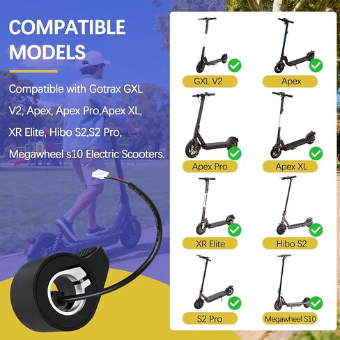 صمام خانق إبهام بديل للسكوتر الكهربائي GOTRAX GXL V2، بديل للتحكم في السرعة لدراجة GOTRAX E-Scooter in Kuwait