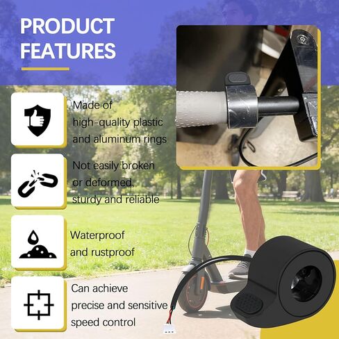 صمام خانق إبهام بديل للسكوتر الكهربائي GOTRAX GXL V2، بديل للتحكم في السرعة لدراجة GOTRAX E-Scooter in Kuwait