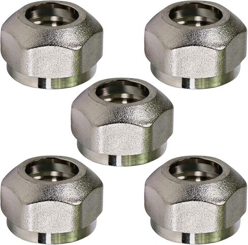 تركيب محول صمام خط الوسط NQY012-5 PEX؛ 1/2 بوصة × 3/4 بوصة؛ النيكل (5 عبوات) in Saudi Arabia