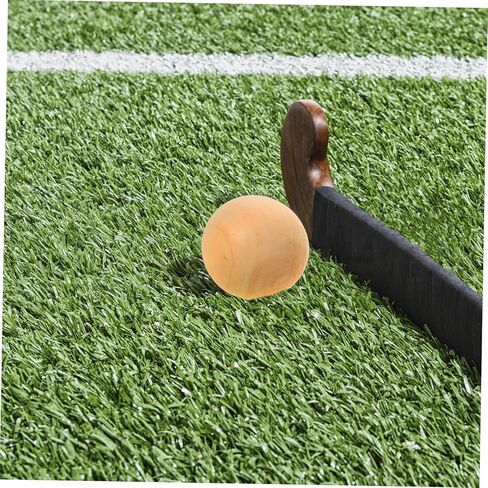 مجموعة كرات هوكي من الخشب الصلب مكونة من 15 قطعة من TOYANDONA كرات هوكي أرضية سويدية غير قابلة للارتداد 5 سم للأولاد والبنات والشباب والكبار ملحقات الألعاب الرياضية الخارجية in Kuwait