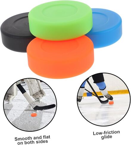 4 قطع من فانزاك لممارسة هوكي الجليد للتدريب في الهواء الطلق، مادة متينة، تصميم خفيف الوزن للشباب و in Kuwait