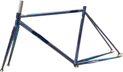 SNM4130 Fixie Frame Single Speed 4130 50cm 52cm 55cm Track and Fork Blue Color in Saudi Arabia