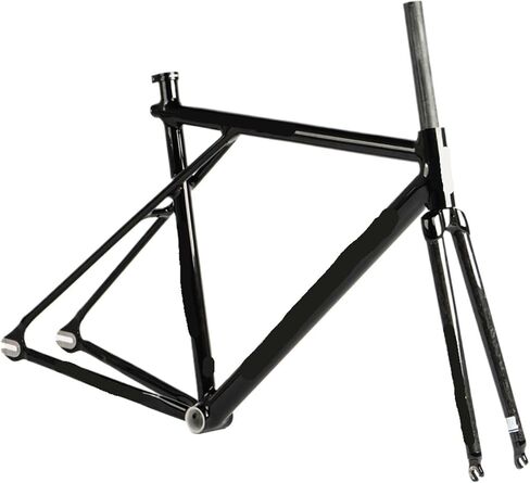 GT Frameset, 700C Track Fixie Bike 6069 Aluminum Frame with Full Carbon Fork,53CM 55CM 57CM Single Speed Bicycle Parts in Saudi Arabia