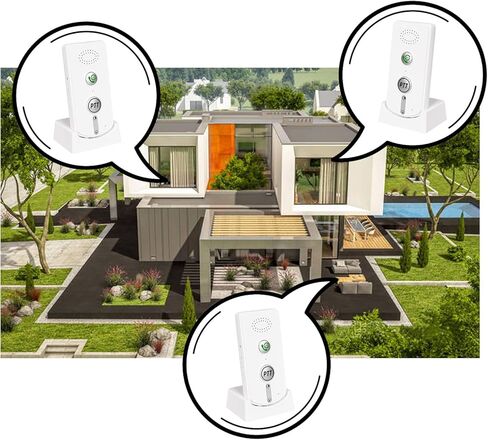 اتصال داخلي لاسلكي ثنائي الاتجاه لفندق المستشفى المنزلي، نطاق 1000 متر، اتصال داخلي لاسلكي (أبيض)، JY00024 in Kuwait