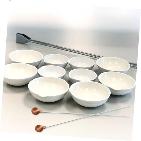 Holibanna 10Pcs Combustion Spoon High Temperature Teaching Instruments for Experiments Head Design for Laboratory Use in Saudi Arabia
