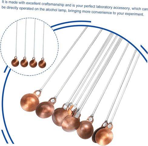 Zerodeko 10Pcs Burning Spoons Combustion Tools for Laboratory Experiments and Easy to Use for Teaching Instruments in Saudi Arabia