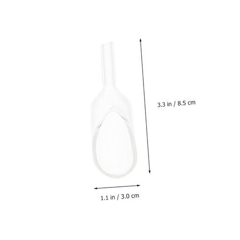 Holibanna Glass Weighing Scoop Professional Laboratory Weighing Funnel for Accurate Measurement for Lab Use Food-Grade Glassware in Saudi Arabia