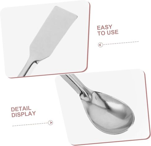 STOBOK Crucible Spoon Handle Stainless Steel Lab Tool for Precise Measurement of Reagents and Powders Laboratory and Chemical Environments in Saudi Arabia
