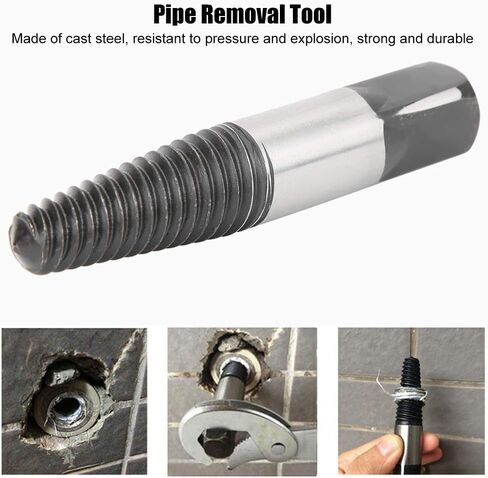 Pipe Extractor Strong Cast Steel Screw/Fastener Remover Broken Screw Tool for Damaged Water Pipe G1/2in in Saudi Arabia