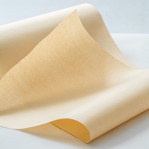 KYMY Chinese/Japanese Calligraphy Paper Roll,Antique Style Sumi Paper/Xuan Paper/Rice Paper,Long Scroll Brush Ink Roll Paper,Half Sheng Shu (Raw Ripe) Xuan (35cmx25m/13.8in X 82ft) in Kuwait