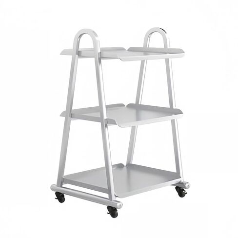Hairdresser Trolley, 3 Tier Beauty Salon Tool Trolley,Rolling Trolley for Nail and Dental Instruments,Small Trolley for Oral Instruments(White,60x45x96cm) in Saudi Arabia