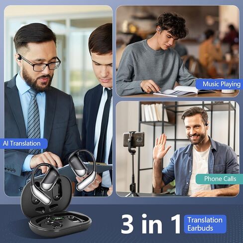 فتح أذن البلوتوث 5.4 سماعات الرأس ، وتصميم رياضي مقاوم للماء للجري واللياقة البدنية in Kuwait