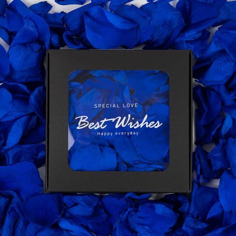 Rosaura Real Preserved Rose Petals 50g(1.75oz) for Wedding Decor, Romantic Nights - Includes Bonus Lucky Surprise Pack! (red) in Kuwait
