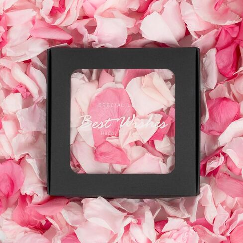 Rosaura Real Preserved Rose Petals 50g(1.75oz) for Wedding Decor, Romantic Nights - Includes Bonus Lucky Surprise Pack! (red) in Kuwait