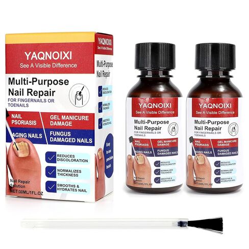 Toenail Fungus Treatment - Fast Acting For Thick, Discolored, Broken & Damaged Toe & Finger Nail, Treats Damaged Nails and Ingrown Toenails - 30ml/1oz (1pcs) in Saudi Arabia