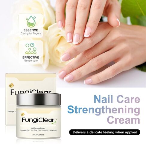 Nail Care Cream,Phrena Toenail Nail Repair for Damaged,Natural Formula with Tea Tree Oil, Oregano Oil,Vitamin E & Allantoin,60ml/2.03fl.oz in Saudi Arabia