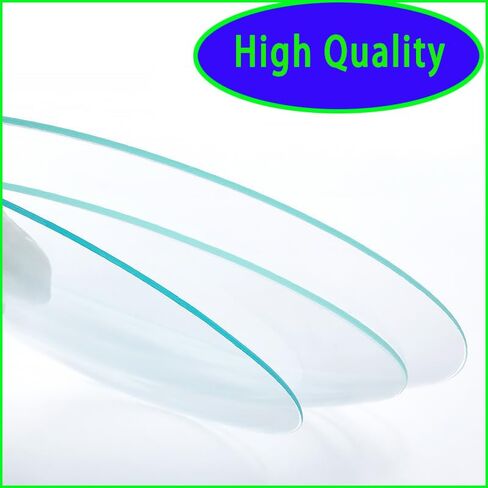6 Pcs Lab Watch Glass Beaker Cover Set, Beaker Cover Smooth Edges Chamfered Arc, Watch Glasses in 50mm,70mm,90mm,100mm,120mm,150mm,Diameter Watch Glass, for Laboratory, Transparent. in Kuwait