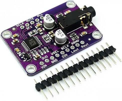 UDA1334A I2S Decoding Module with Clock Sync Compatible Microcontrollers Stereo Line Output Module in Saudi Arabia