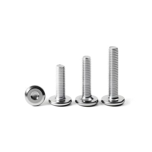 1/4-20 x 2 (20 Pack) Flat Head Hex Socket Cap Screws Bolts, 304 Stainless Steel 18-8, Hex Drive Countersunk Furniture Connector, Fully Threaded Machine Thread, Bright Finish in Saudi Arabia
