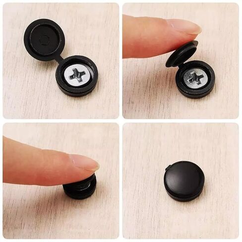 50PCS Plastic Screw Covers - Decorative and Protective Screw Cap Set for Furniture and DIY Projects, Easy-to-Install Anti-Corrosion Fastener Caps in Saudi Arabia