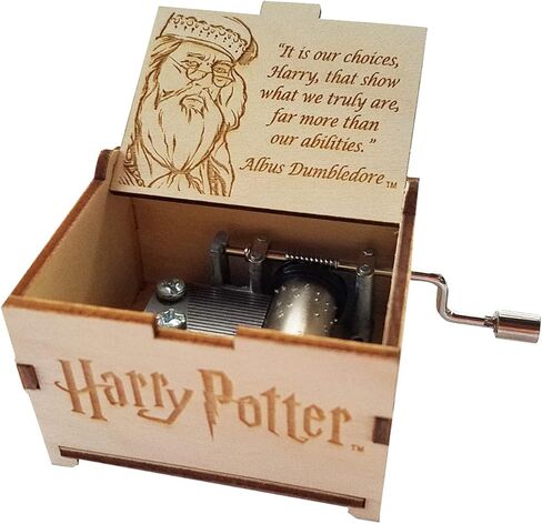 Harry Potter Black Mini Music Box with Hedwig's Theme song, Gifts for Women, Birthday, Christmas in Kuwait
