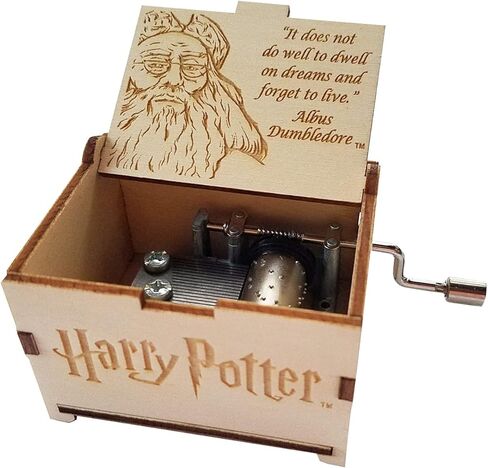 Harry Potter Black Mini Music Box with Hedwig's Theme song, Gifts for Women, Birthday, Christmas in Kuwait