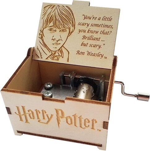 Harry Potter Black Mini Music Box with Hedwig's Theme song, Gifts for Women, Birthday, Christmas in Kuwait