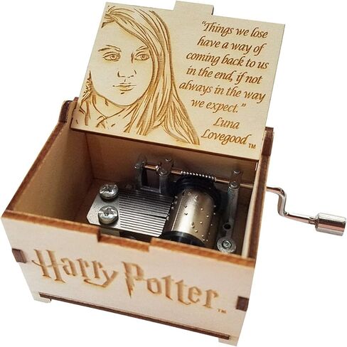 Harry Potter Black Mini Music Box with Hedwig's Theme song, Gifts for Women, Birthday, Christmas in Kuwait