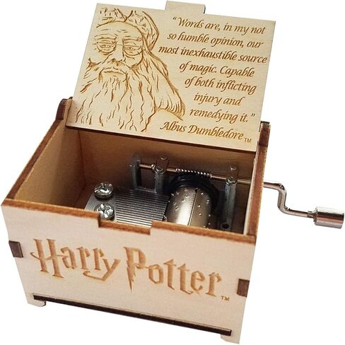 Harry Potter Black Mini Music Box with Hedwig's Theme song, Gifts for Women, Birthday, Christmas in Kuwait